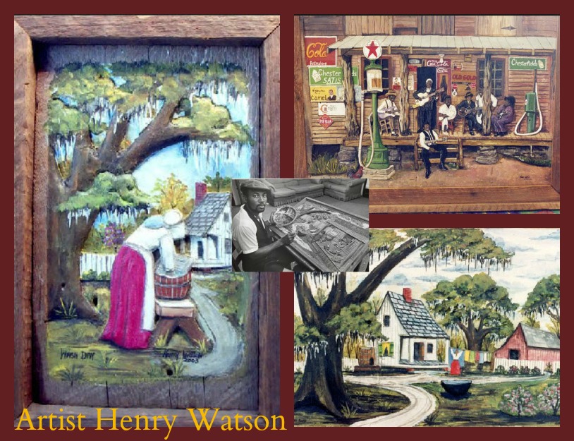 Henry Watson Paintings in our New Orleans Inn